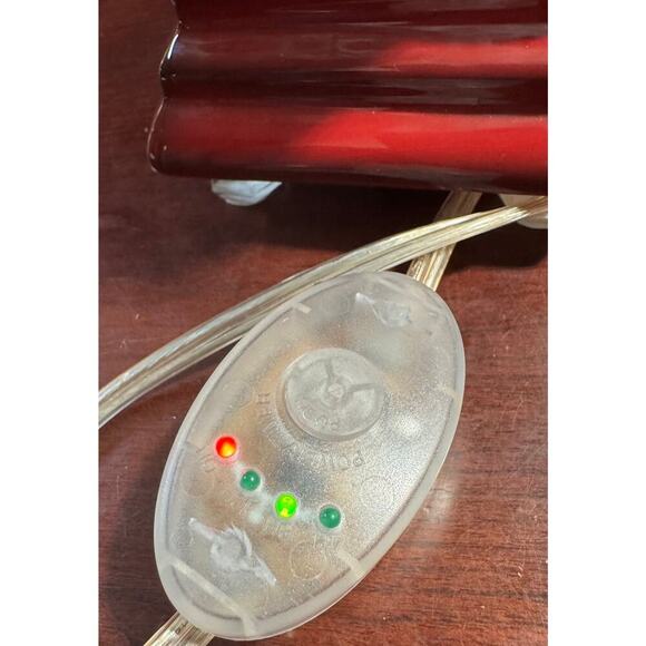 Gold Canyon Red Footed Pedestal Candle Wax Pod Electric Warmer with Timer - Picture 8 of 8